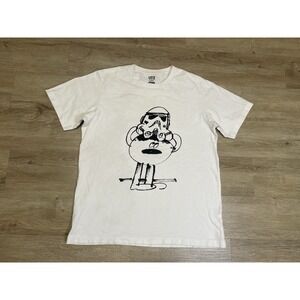 UNIQLO Star Wars Artist Collection James Jarvis Mens Sz XL White Graphic T-Shirt